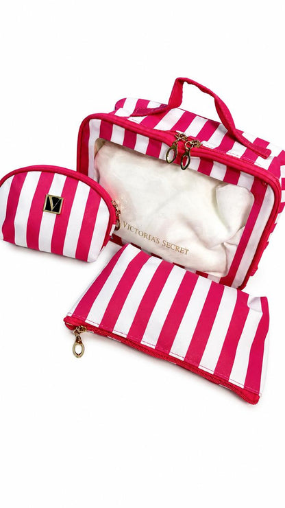 Set victoria`s secret x 3 piezas cuadrado