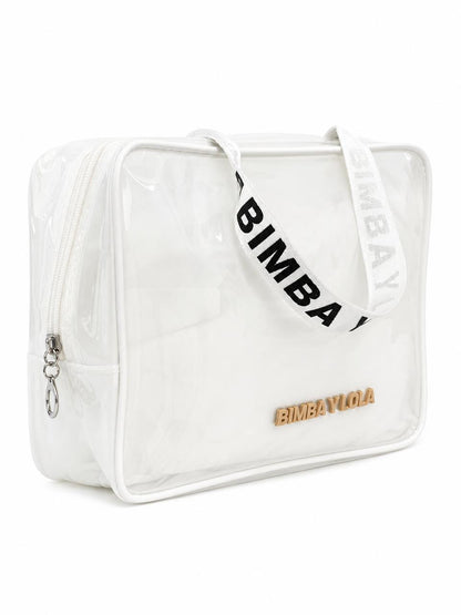 Bolso bimba y lola transparente pvc con cierre