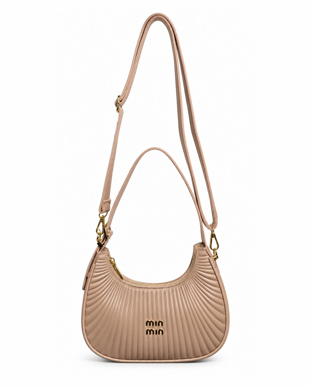 Beige · Correa larga extendida